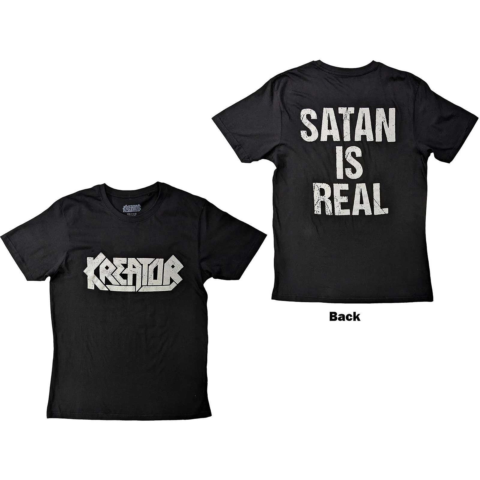 Kreator | Official Band t-shirt | Satan Is Real (back print) Black Medium