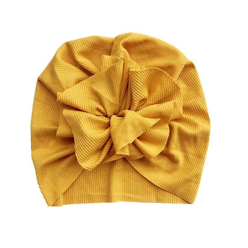 Slowmoose Lovely Flower Baby Hat - Bonnet Headwraps Kids Hat Beanie style 5 yellow