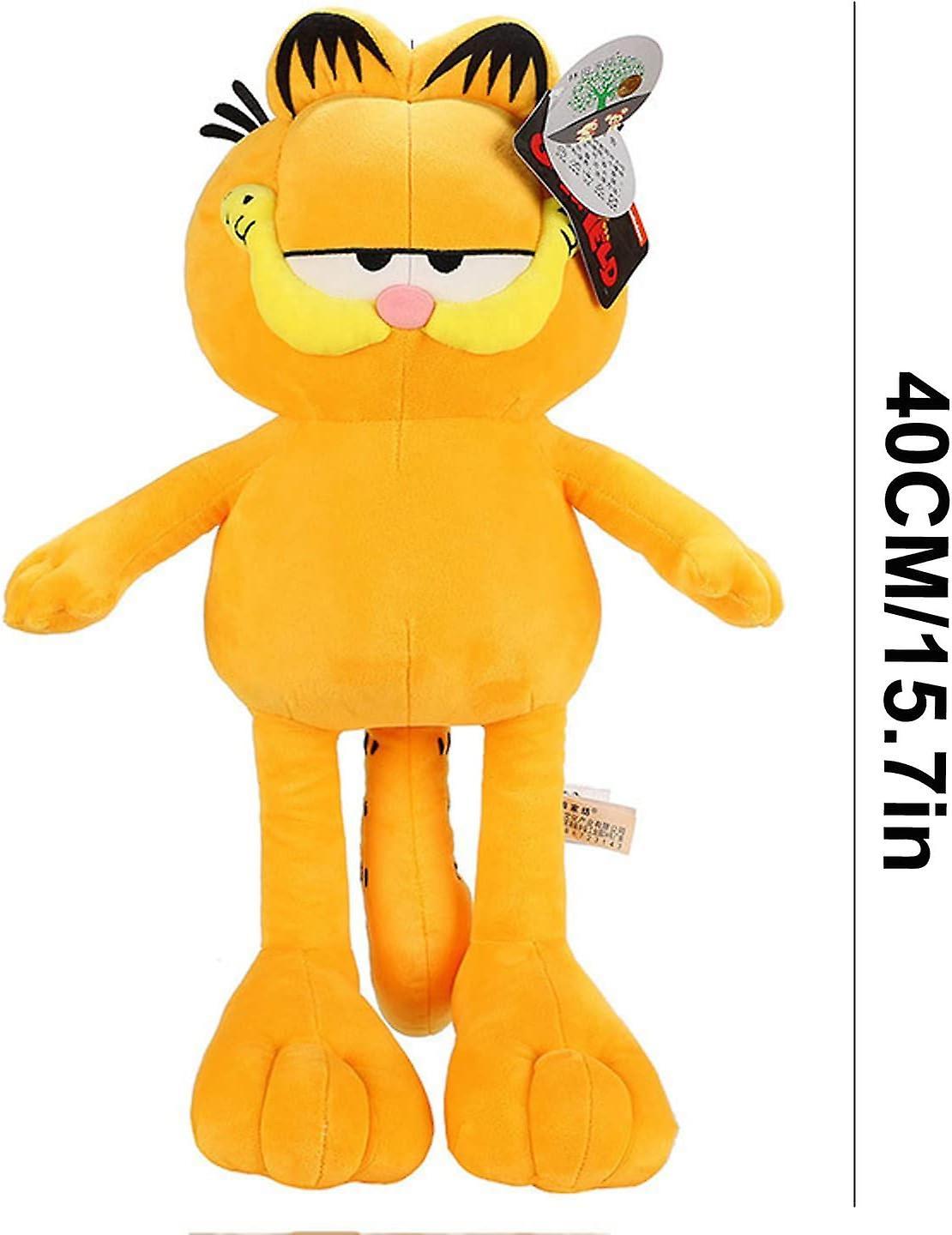 SSRGV Cute Garfield The Cat Plush Dolls Gifts Toys Plush Pillows Boys Girls Yellow Cat Animal Cartoon Figures15.7in