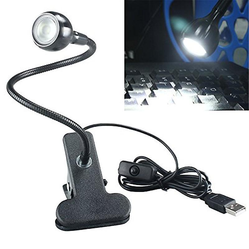 Katreu Usb Led Desk Reading Lamp Clip On Bed Beside Study Table Light Adjustable