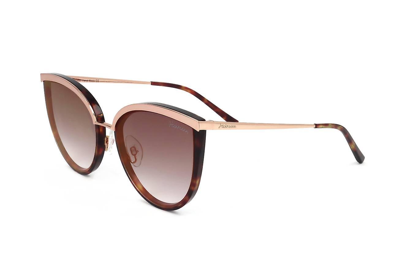 Sunglasses Hickmann HI9076 G21S HAVANA/GOLD 59/17/145 WOMAN Brown 59 mm