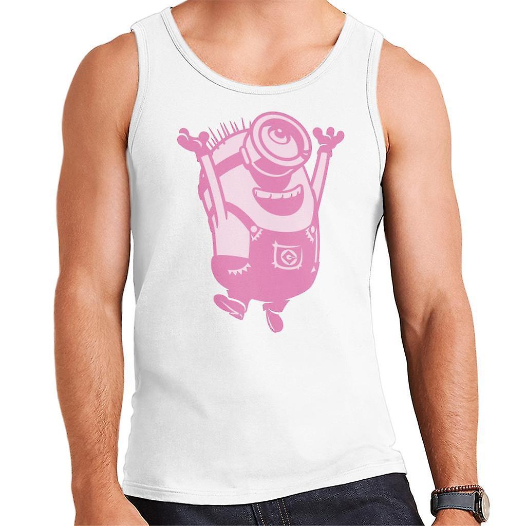 Despicable Me Minion Jumping Men's Vest White XX-Large