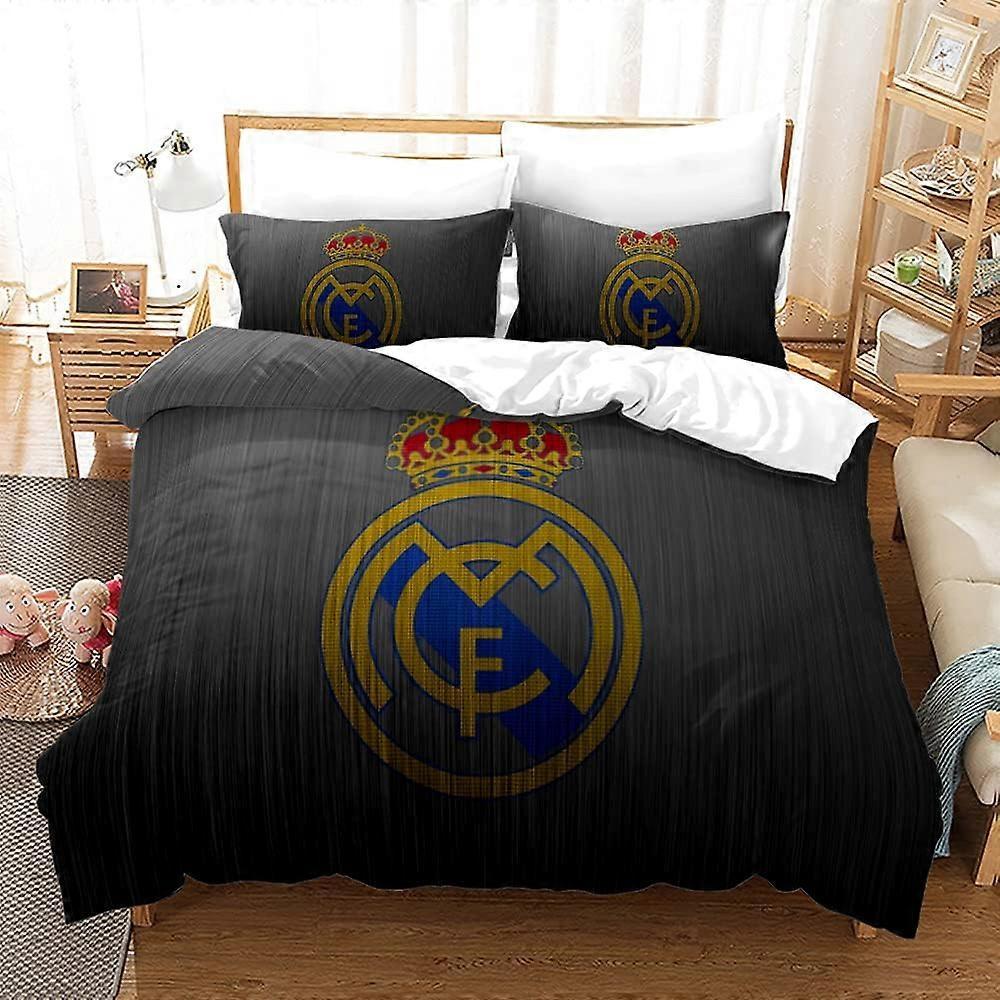 Kerota Football Team Logo Duvet Cover, 100% Microfiber, 3D Digital Printed Bedding Set, 2 Pieces Single135x200cm