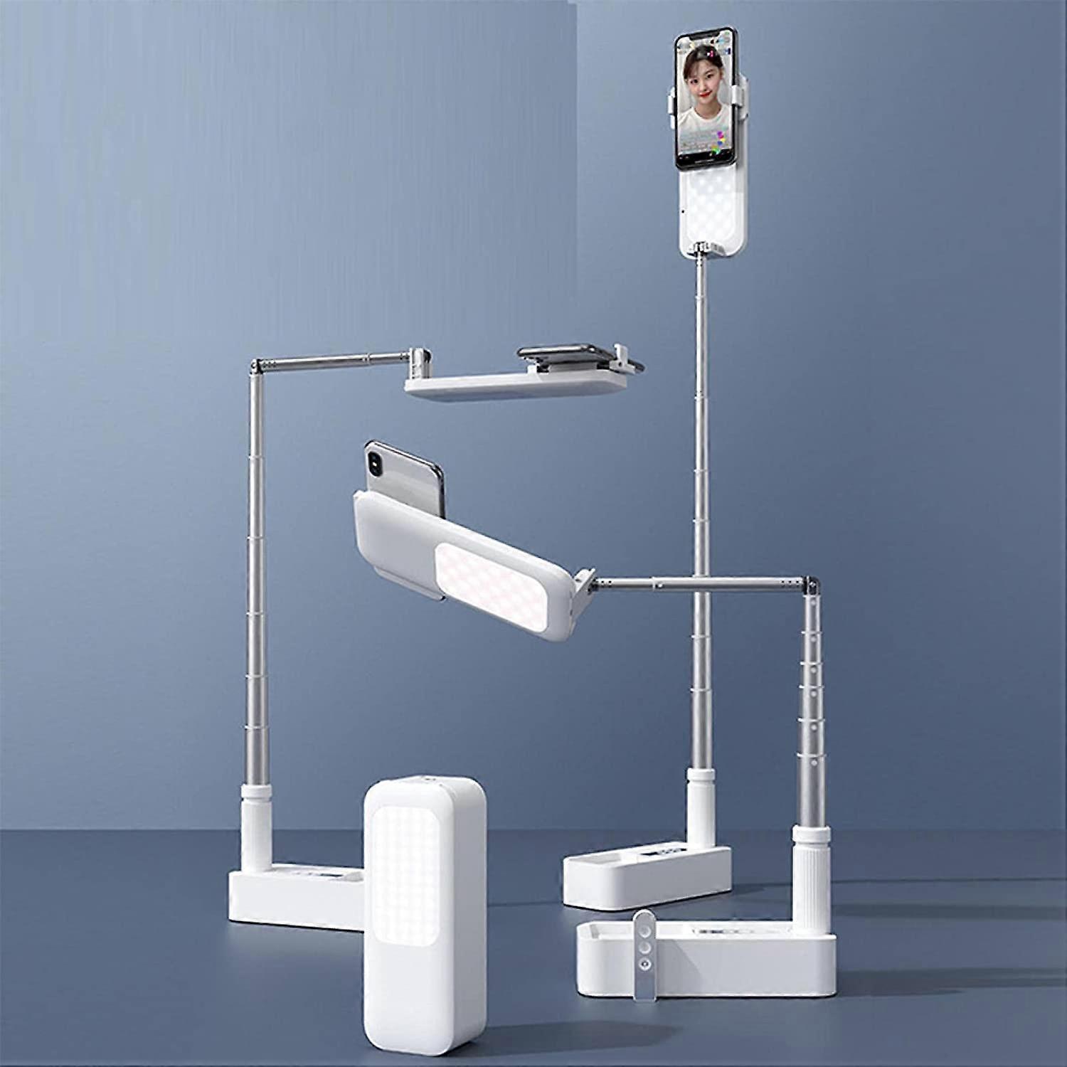 Kensty Extendable Selfie Stand Foldable Selfie Light 360 Rotation Rechargebale Stand with Phone Holder/Remote