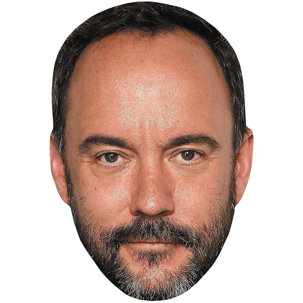 Celebrity Cutouts Dave Matthews (Beard) Celebrity Mask, Flat Card Face