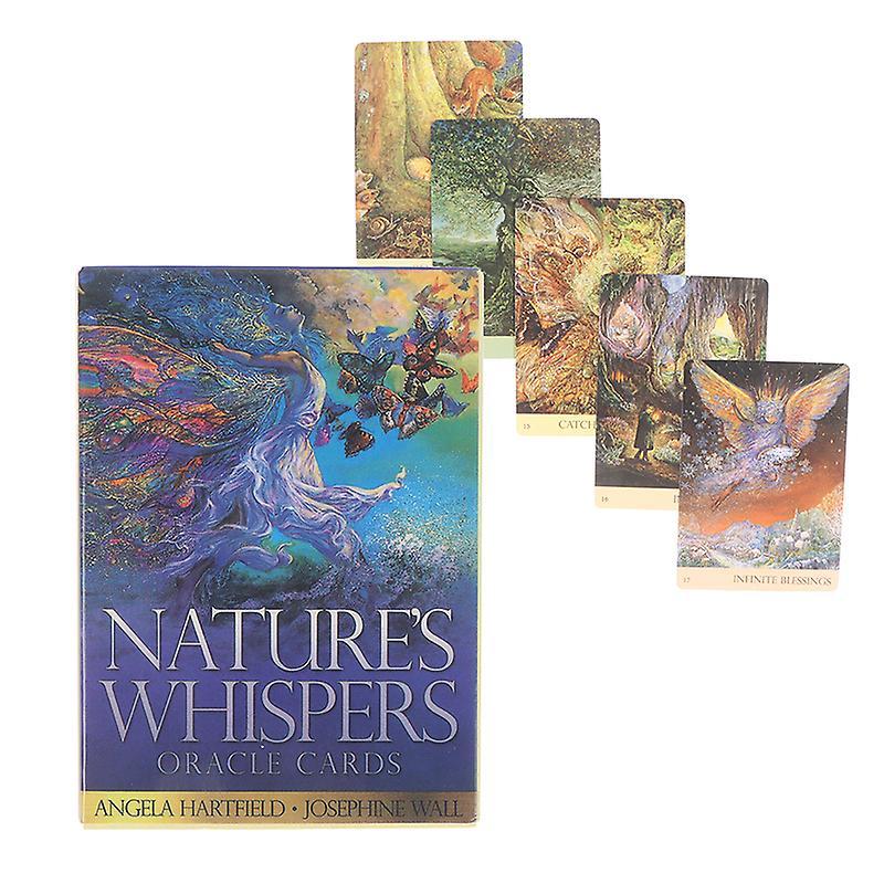 Unbrand Natures Whispers Oracle Cards Tarot Cards Party Prophecy Divination Board Game Multicolor 1 Pair