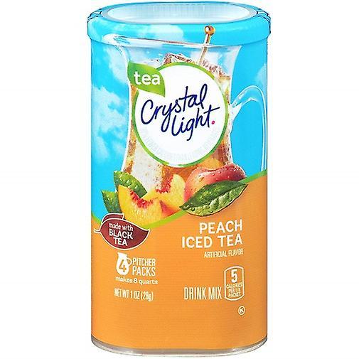 Crystal Light Peach Iced Tea Drink Mix Pitcher Packs