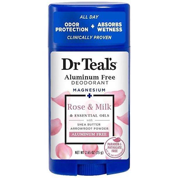 Dr. Teal's Dr Teal's Rose & Milk Deodorant, 2.65 Oz.