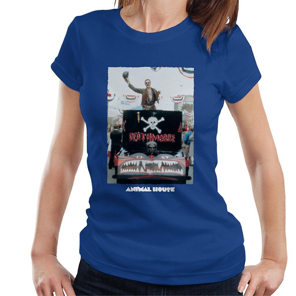 Animal House Deathmobile Parade Women's T-Shirt Royal Blue Medium