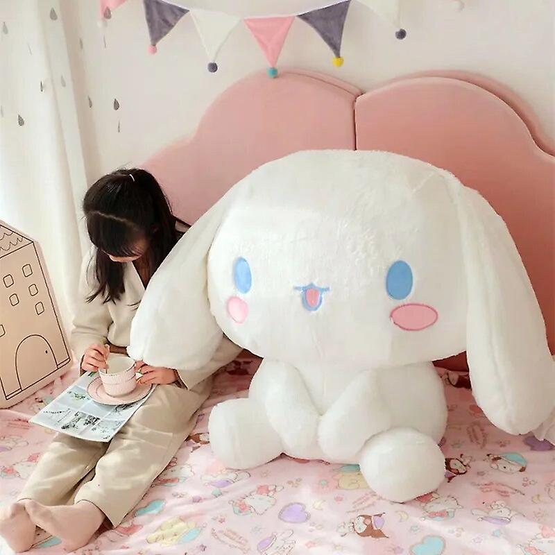 Begleri Cartoon Anime Figure Japanese Cute Cinnamoroll Big Eared Dog Large Plush Sitting Doll Pillow Toys Children Birthday Gift A 45x55cm