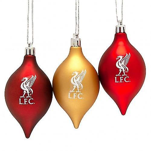 Elsavct Liverpool FC Vintage Christmas Bauble (Pack of 3)