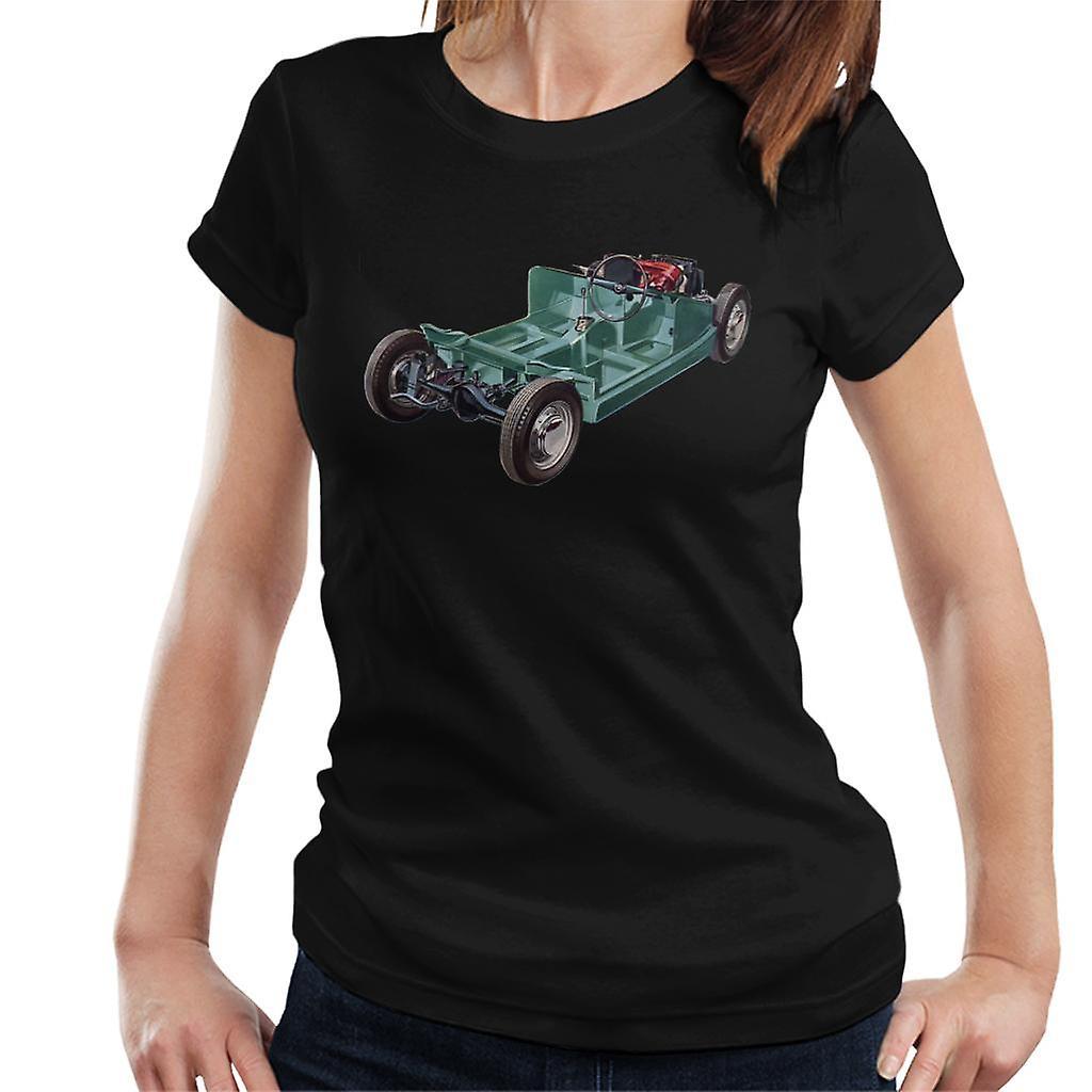 Austin Healey Sprite Mark II British Motor Heritage Women's T-Shirt Black Medium