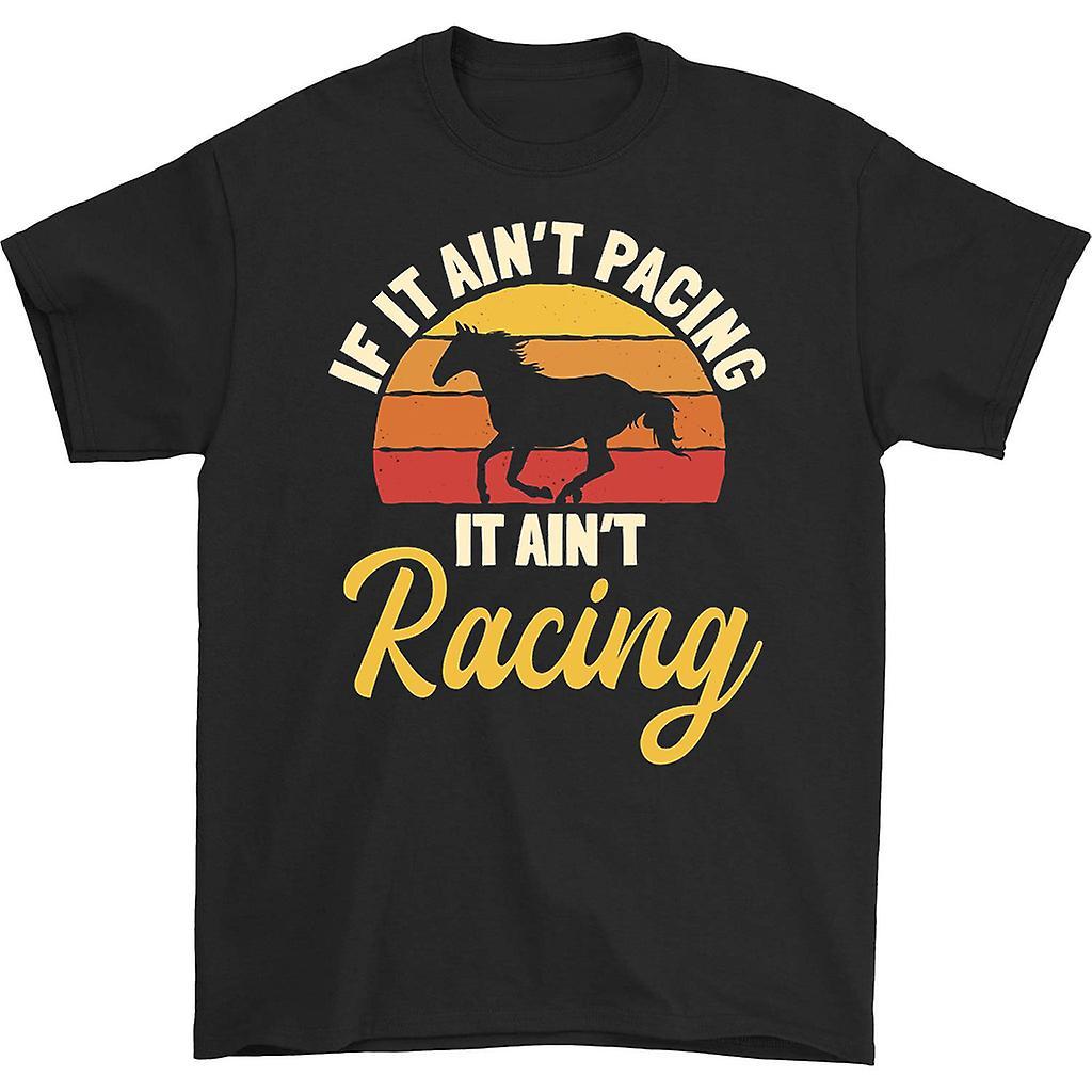 HISHARK If it ain't pacing it ain't racing t-shirt Black M