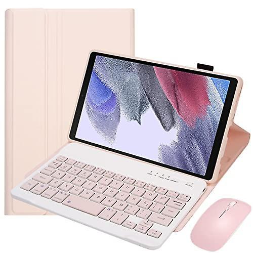 Timoom Keyboard Case For Samsung Galaxy Tab A7 Lite 8.7 Inch 2021(model Sm-t225/t220), Slim Lightweight Pu Stand Cover With Magnetically Detachable...