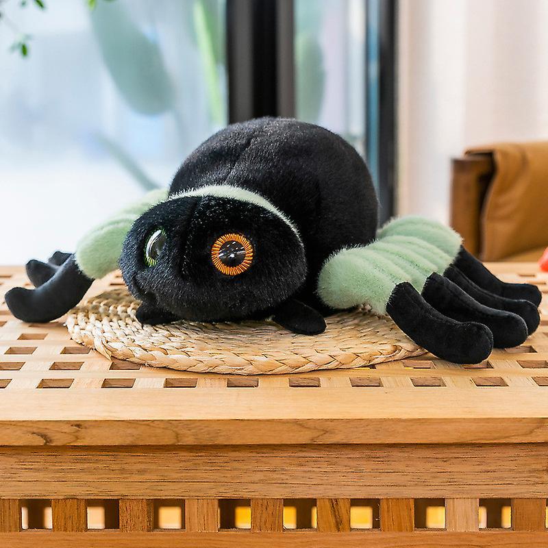 Baodan Spider Stuffed - Soft Huggable Black Spider, Adorable Plush Toy, Cute Desert Cuddle Gift, Super Soft Plush Doll Toy For Kids,Giant Stuffed S...