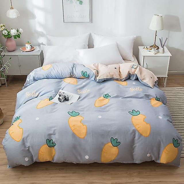 Slowmoose Ab Version Dual Sided Soft Comfortable Cotton Printing Duvet Cover & Sham 160x210cm / Duvet Cover