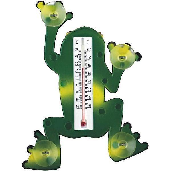 Hsmy Frog Cartoon Sucker Thermometer: Indoor & Outdoor Thermometer