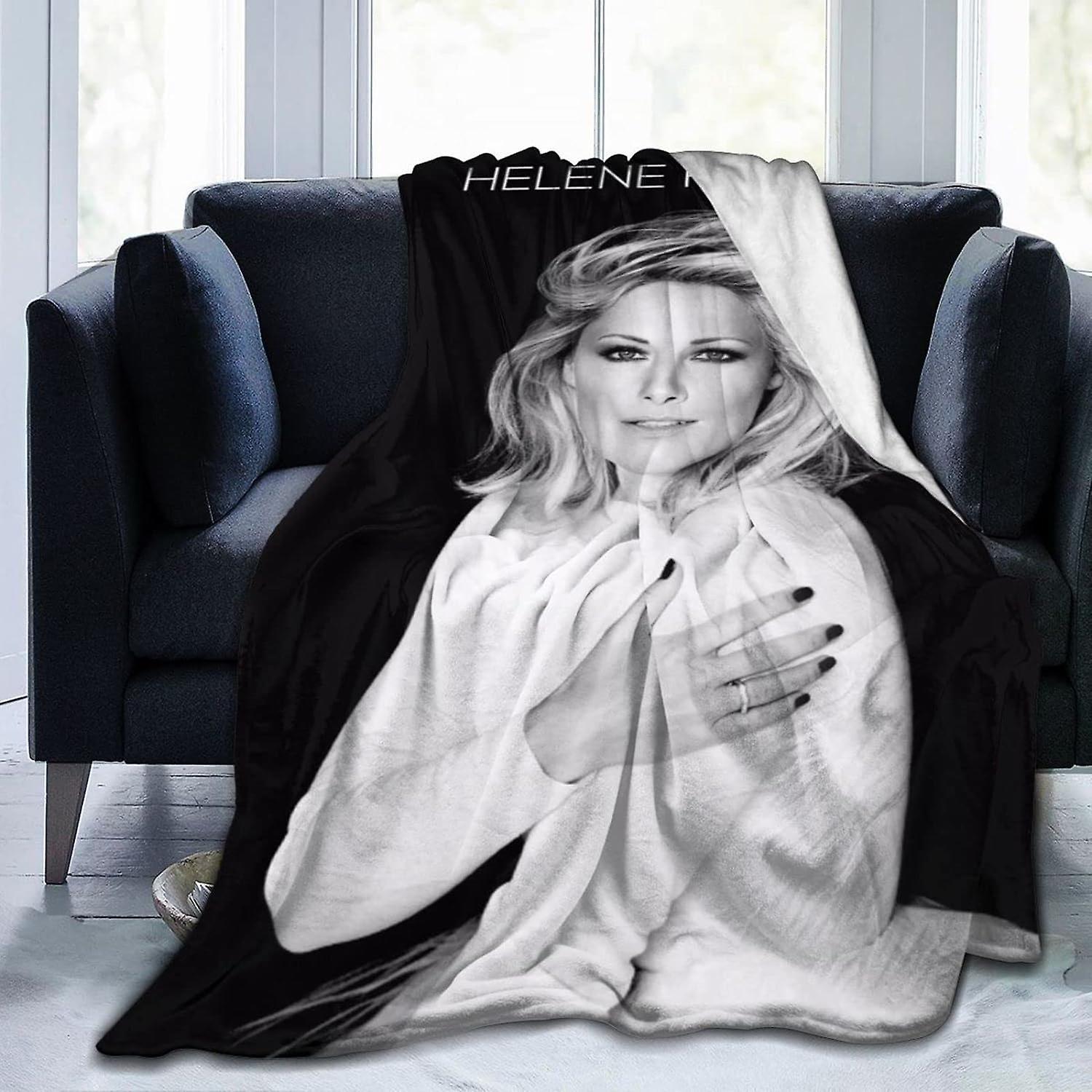 Kerota Throw Blanket Cozy Lightweight Warm Ultra-Soft Micro Fleece Blanket Helene Canary Fischer Sofa Blanket For Couch Bed Camping Travel Picnic O..