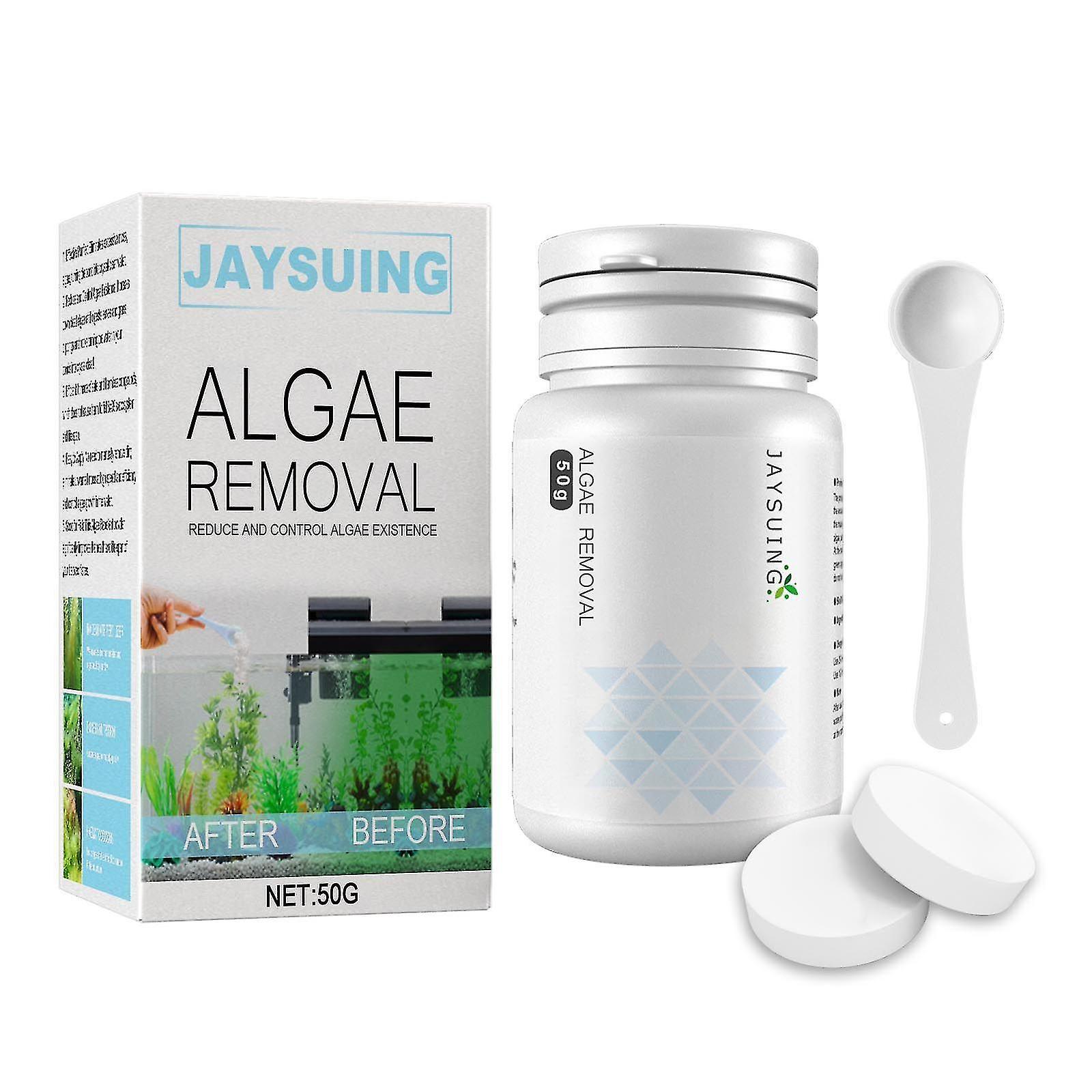 Leke Jaysuing Algae Removing Moss Remover Aquarium Algae Removing Potion Removing Moss Agent Fish Tank Removing Moss Removing Green Water style 2