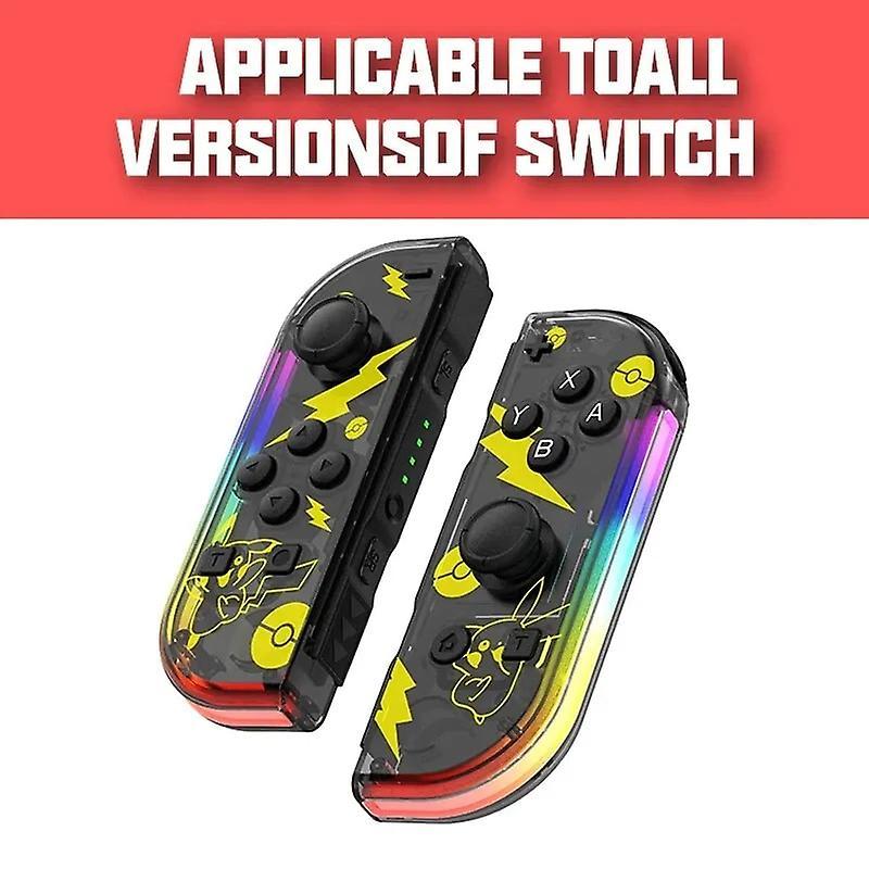 Game Console Accessories Switch Joypad For Nintendo Switch Oled Lite L/r Joy Controller With Dual Vibration Cons Gamepad For Pc Yuzu Yellow