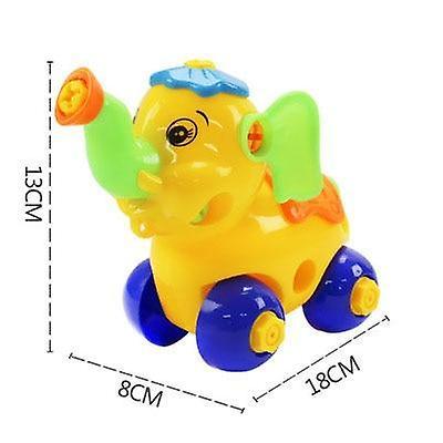 Slowmoose Disassembly / Assembly Blocks Diy Modeling - Building Construction Nuts Elephant