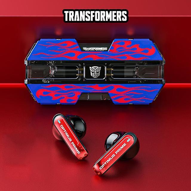 Transformers Tft01 Wireless Bluetooth 5.3 Headphones Gaming Earbuds Low Latency Gamer Headset Tws Noise Reduction Earphones New Blue