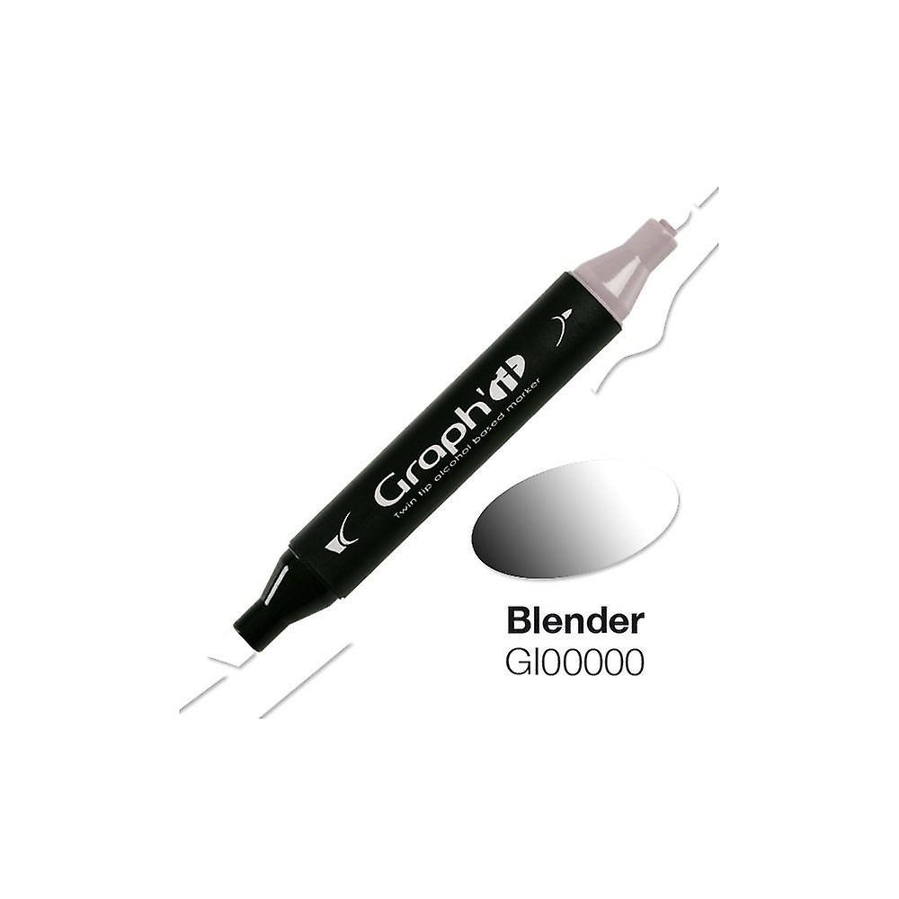 Graph'It Double Tip Marker - Blender Black 15 x 1,5 x 1,5 cm