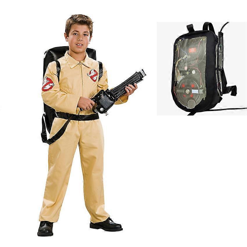 Sssxv Ghostbusters Cosplay Costumes Halloween Costume For Kids Boy Toys Anime Ghostbusters Weaponry Jumpsuits Carnival Suits Clothes Backpack S (fo...