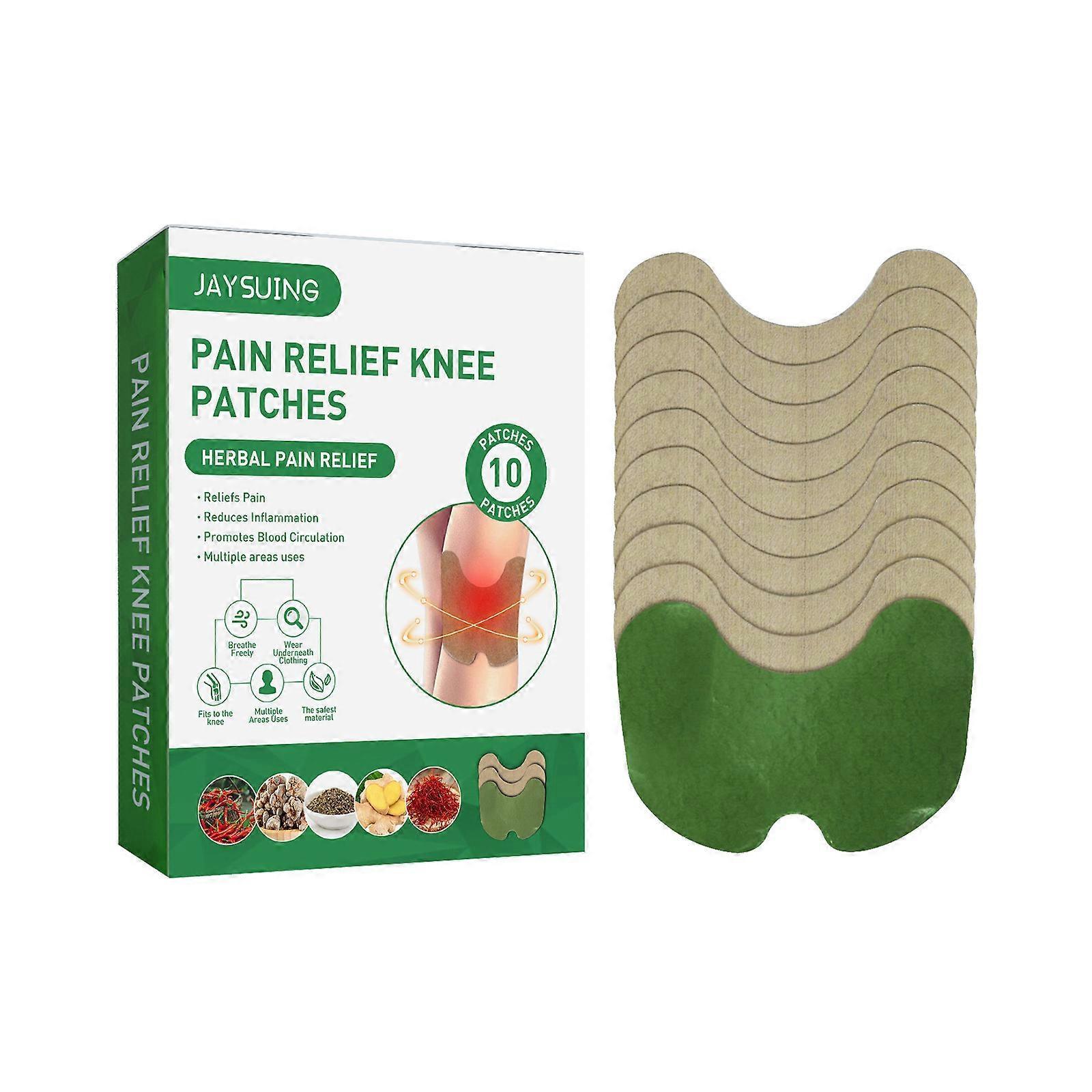 Flye Knee Pain Relief, Wormwood Knee Patch, Thermal Patch For Back Pain, Neck Pain And Shoulder Pain Relief green