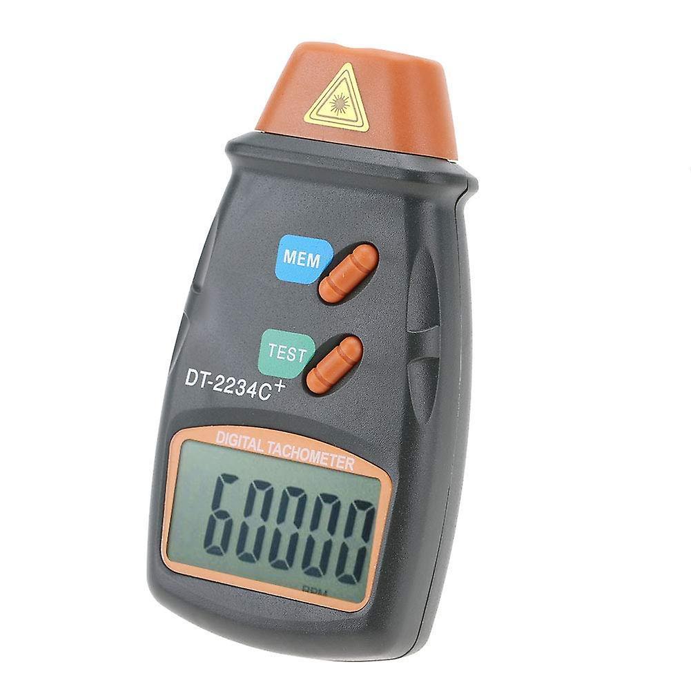 Shindat Digital Tachometer, Dt-2234c + Non-contact Lcd Photo Tachometer Mini Rpm Tester Meter, Tachometer Range 2.5rpm-99.999rpm