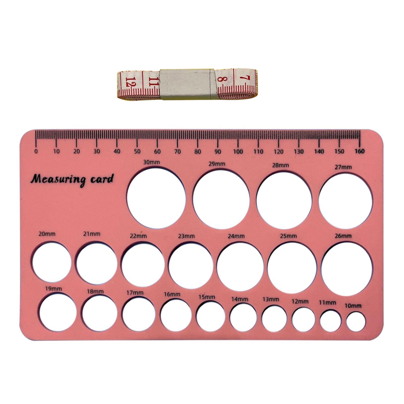 Dandanzhuan Cleaning Products Nipple Ruler For Flange Sizing Measurement Tool , Silicone & Soft Flange Size Measure For Nipples, Breast Flange Meas...