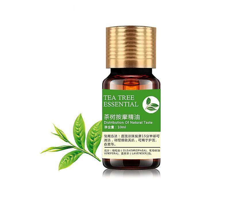 Slowmoose Natural Plant Extract Essential Oils For Aromatherapy, Diffusers, Body Stress Tea Tree