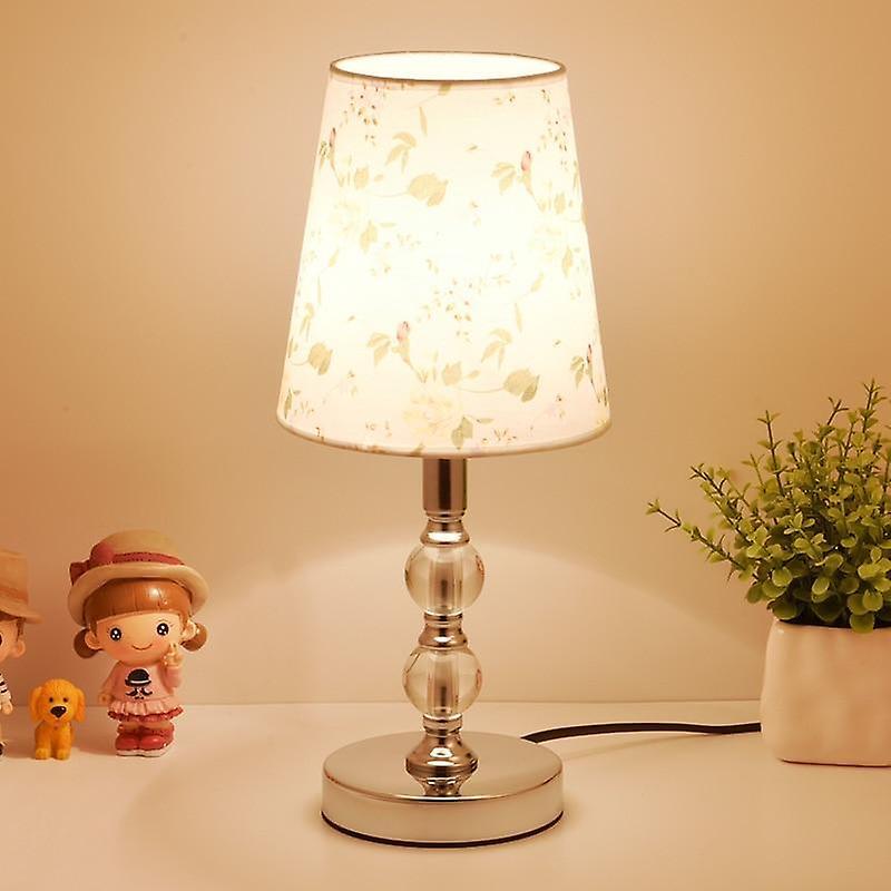 Slowmoose Crystal Table Led, Bedside - Nordic Desk Lamp With E27 & Eu Plug Type 6 no bulb