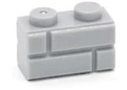 Slowmoose 1x2 Dots Cube Bricks, Building Blocks Accessories - Learning Educational Toy 200pcs-grey