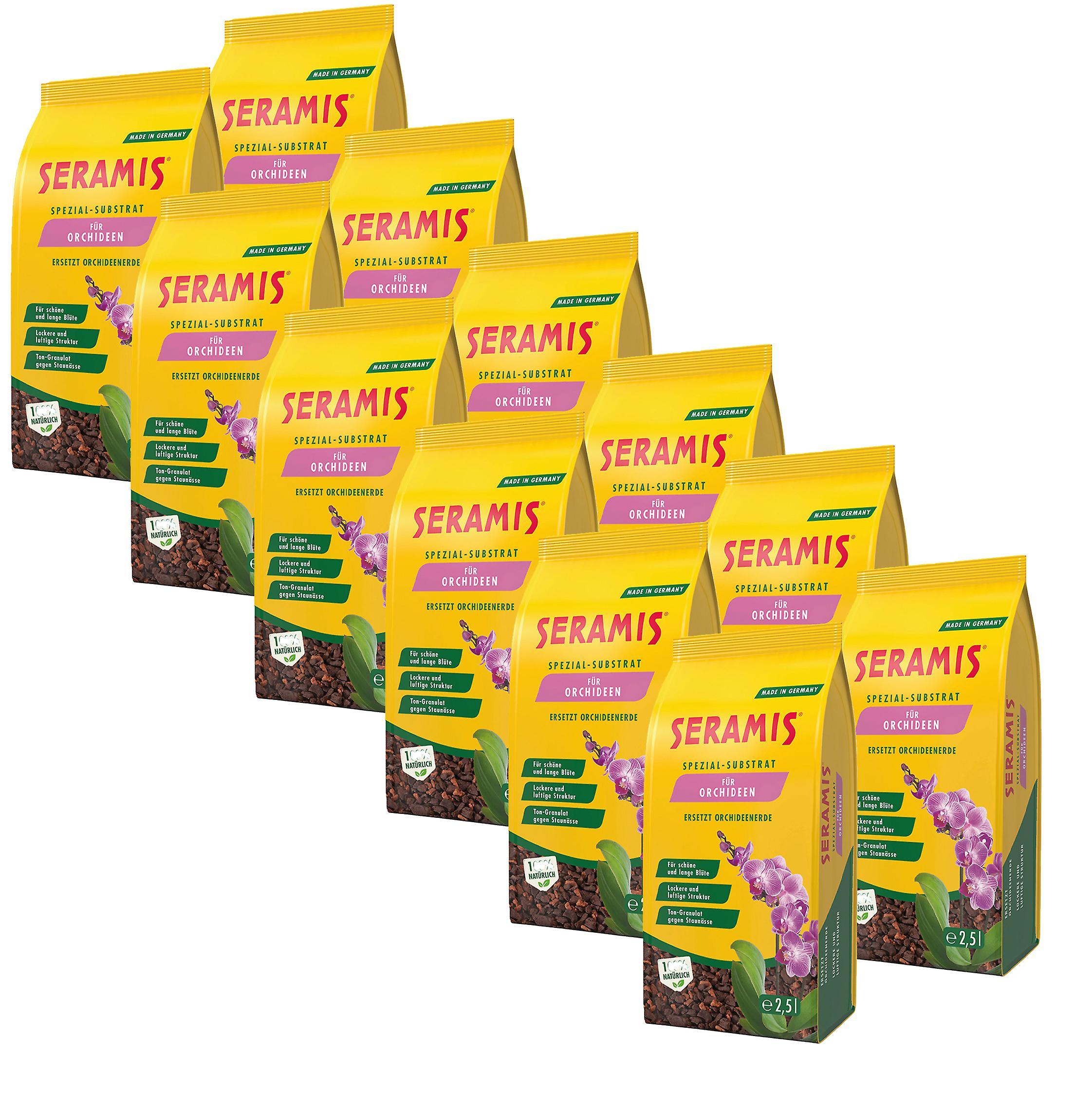 12 x SERAMIS® special substrate for orchids, 2.5 liters