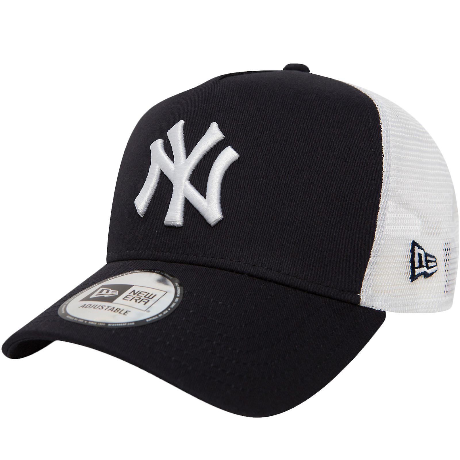 New Era 9FORTY New York NY Yankees MLB Adjustable Trucker Baseball Cap Hat Navy One Size