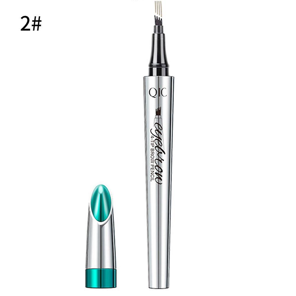 Sinknap Qic Four Bifurcated Head Waterproof Long Lasting Eyebrow Pencil Makeup Cosmetics 2