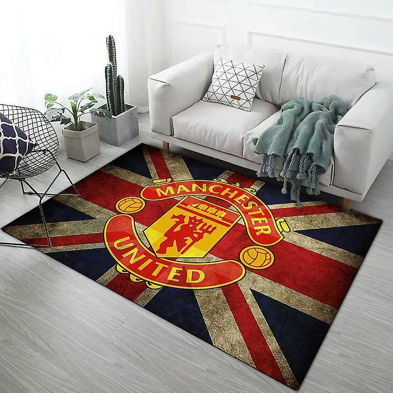 Bpjljr Manchester Football Game Carpet Club Series Living Room Game Floor Mat