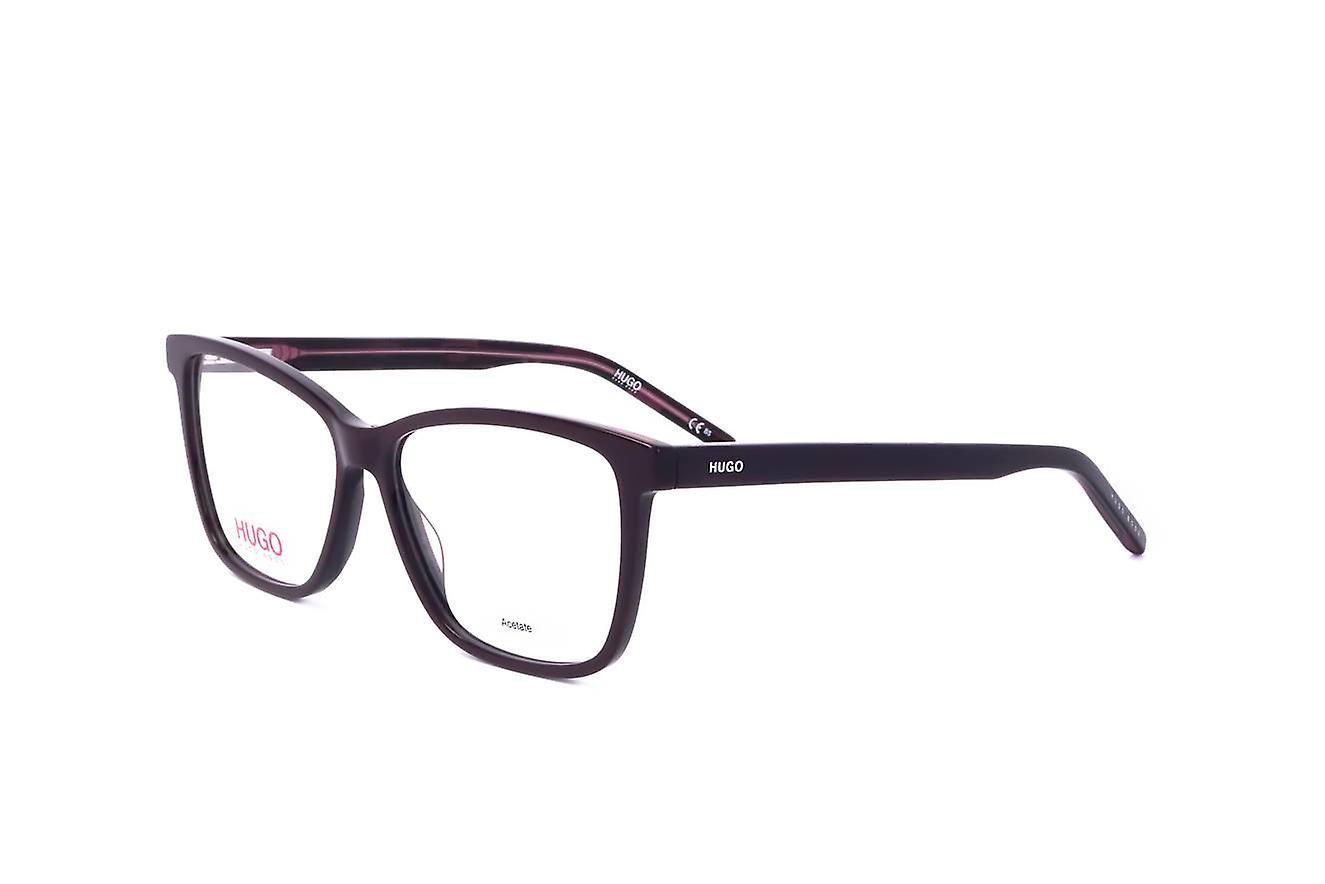 Eyewear Frames Hugo HG 1078 SR8 BURGUNDY PATTERN 54/14/145 WOMAN Red 54 mm