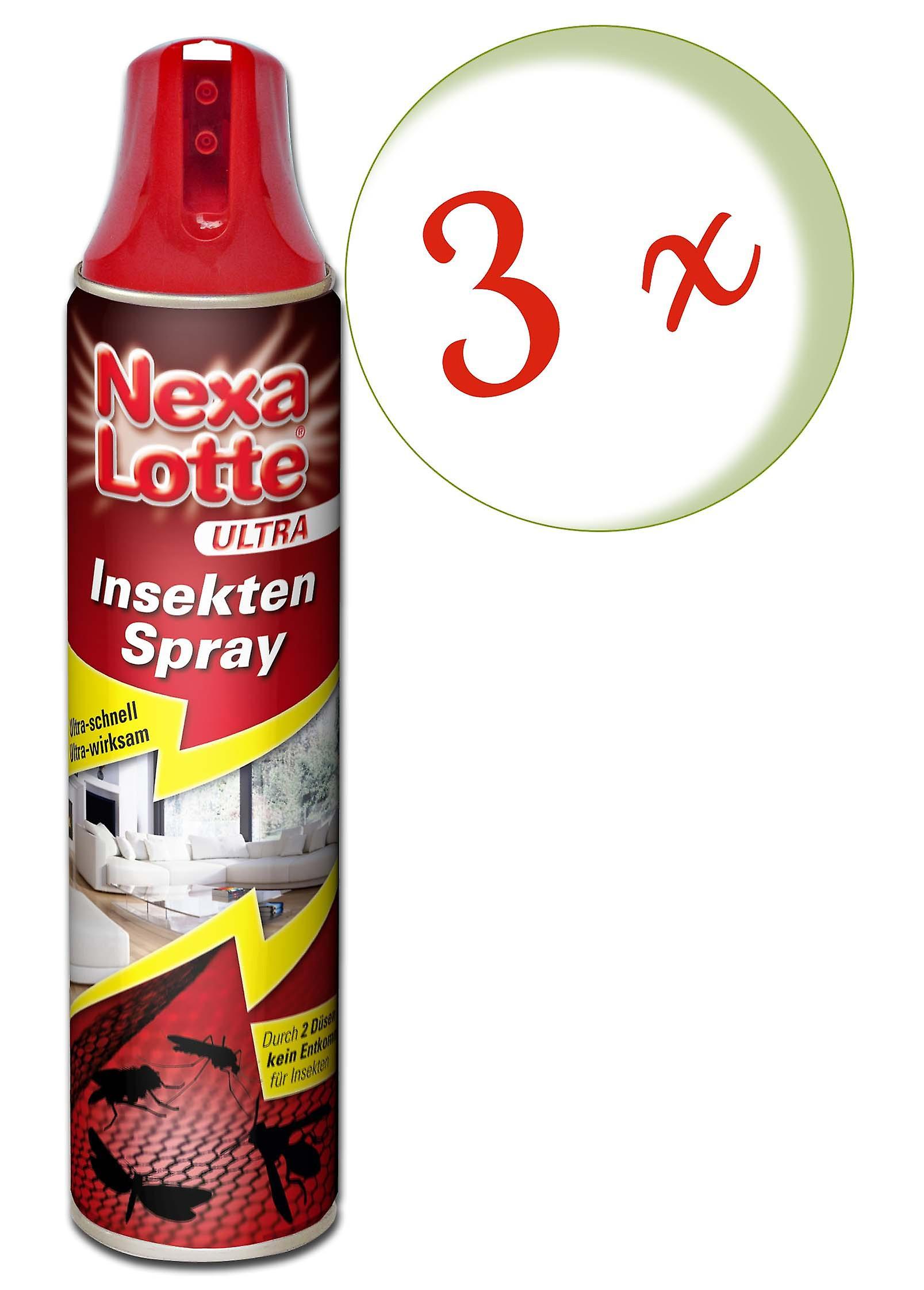 3 x NEXA LOTTE® Ultra Insect Spray, 400 ml