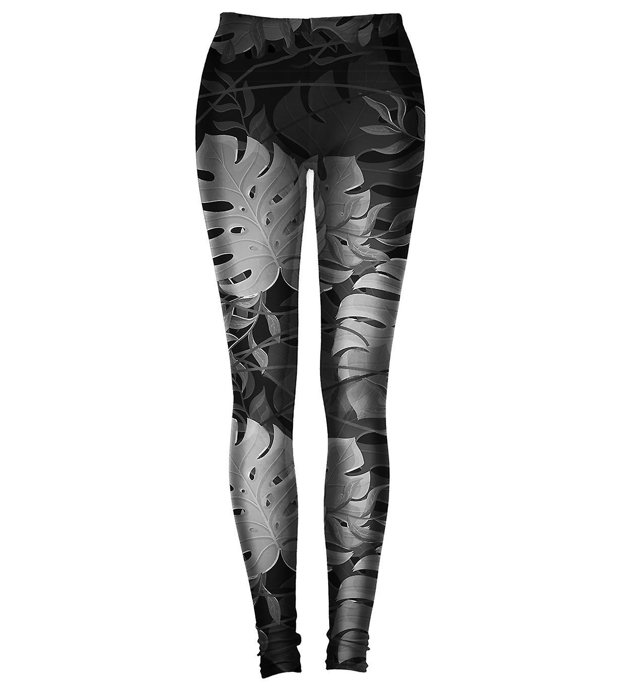 Mr Gugu & Miss Go Mr. Gugu Miss Go Monstera black leggings XS