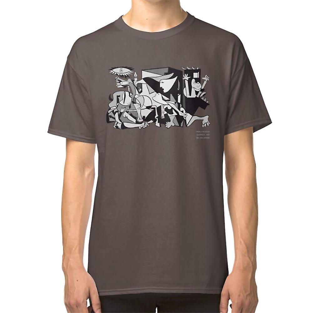 RockShark Pablo Picasso Guernica 1937 Artwork Reproduction T-shirt black M