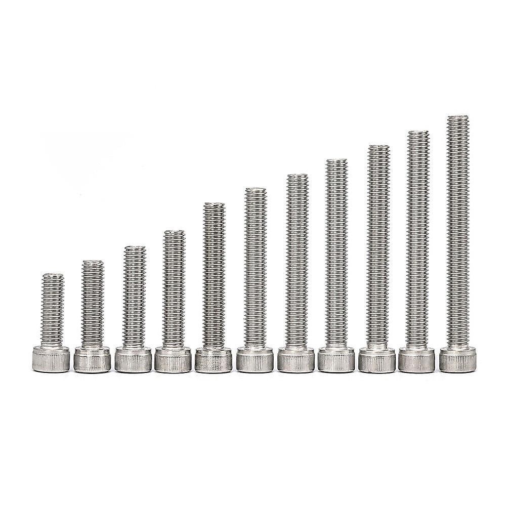 Slowmoose Stainless Steel Hex Socket Screw With Key 3mm / M3  55pcs