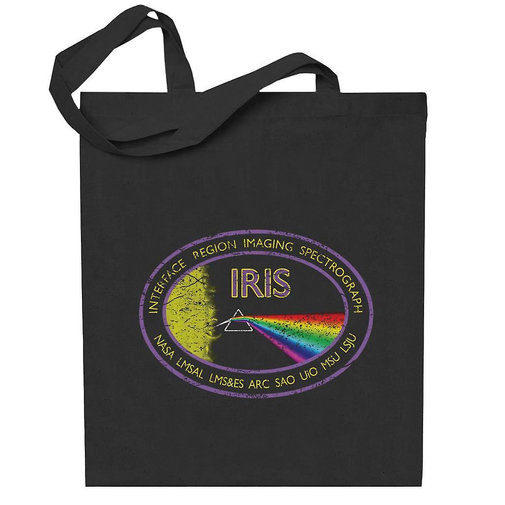 NASA IRIS Mission Logo Distressed Totebag Black 38 x 42 cm