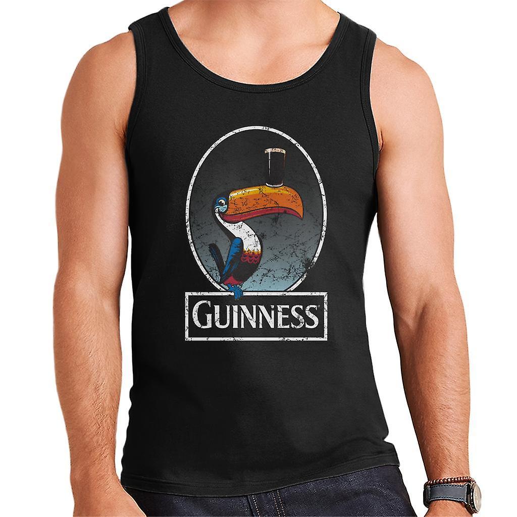 Guinness Toucan Distressed Men's Vest Black Large