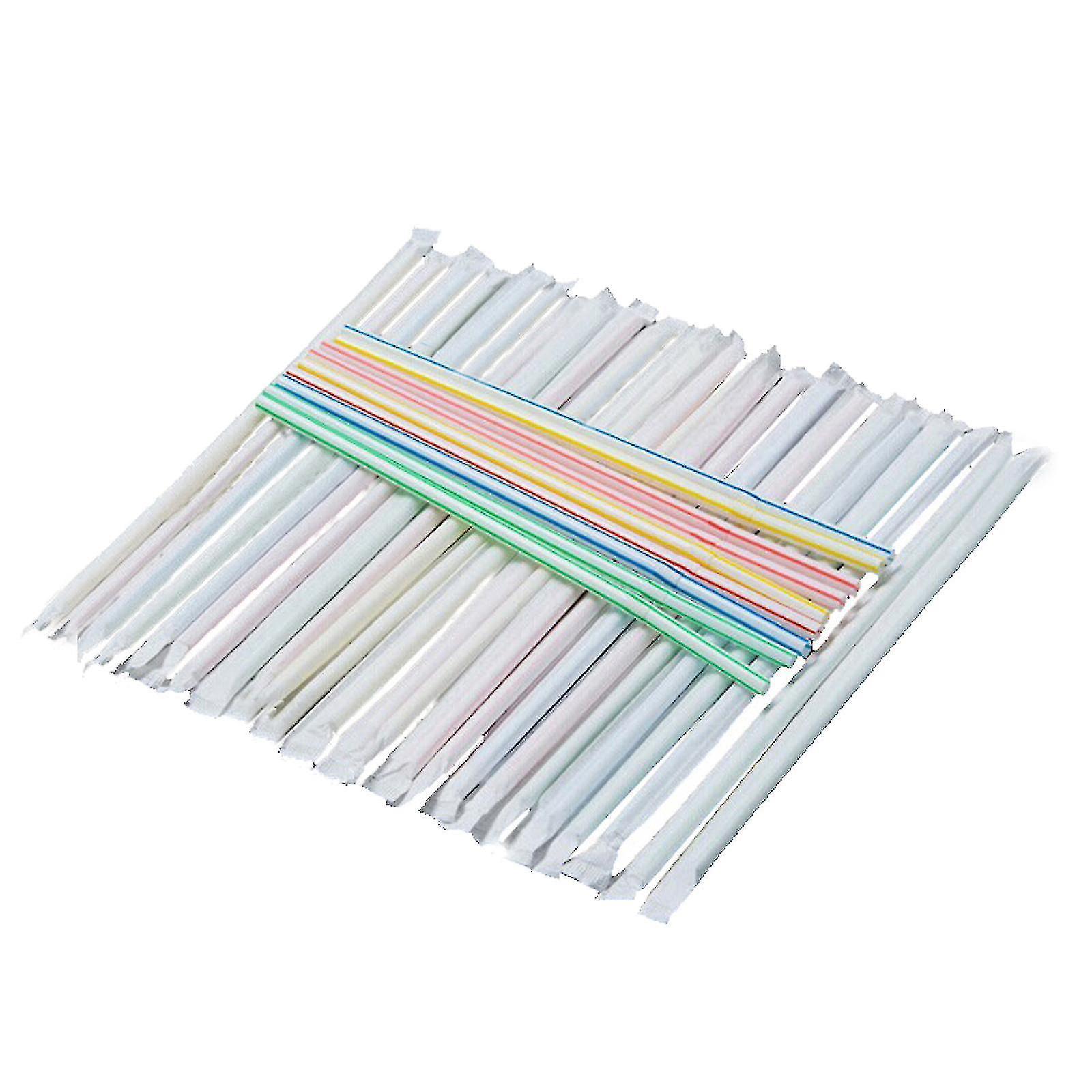 Tianzun Color Disposable Plastic Straws Bent Diy Straws Creative Milk Tea Drink Straws