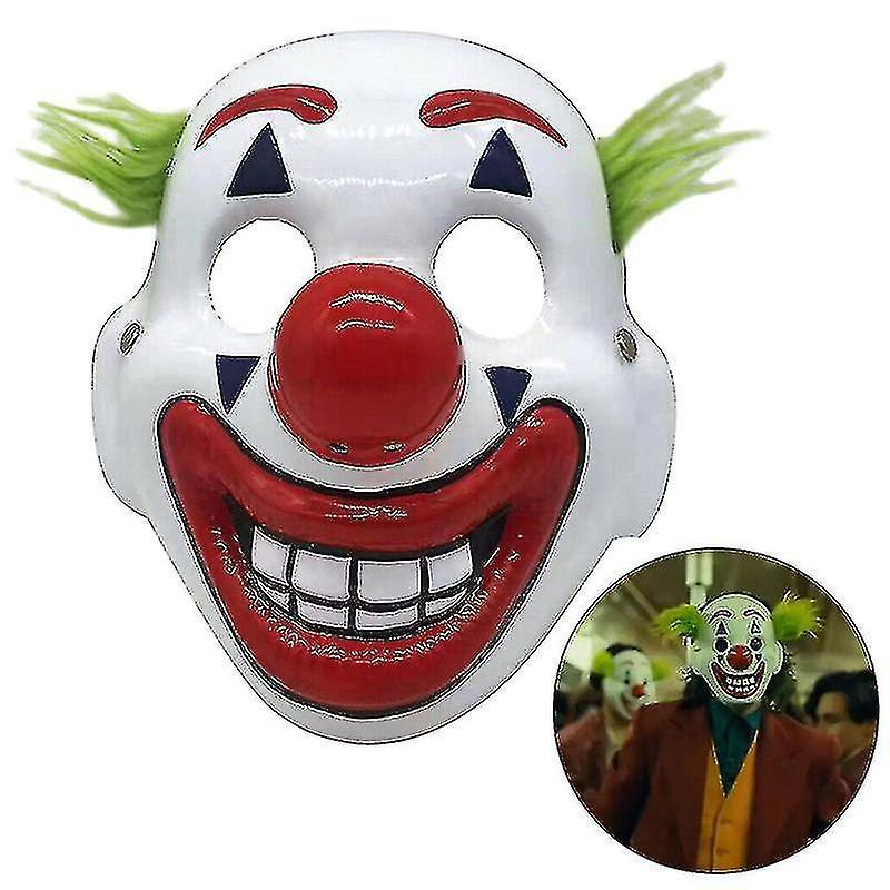 DUqi Dc Movie Joker Arthur Fleck Cosplay Mask Clown Masquerade Halloween Scary Mask