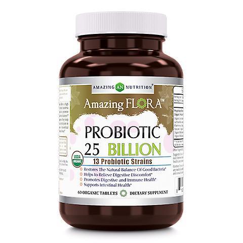 Amazing Nutrition® Amazing flora - usda certified organic probiotic 25 billion - 13 probiotic strains