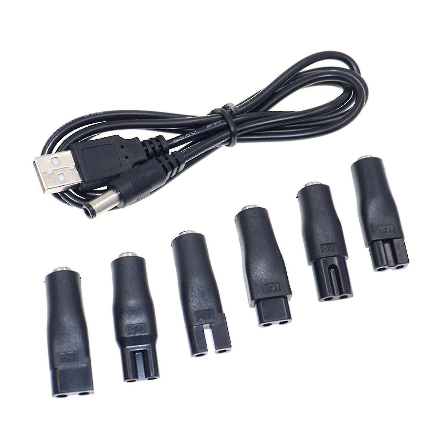 Guangzhou Yunlong Trading Co., Dc5.5x2.1mm Male Plug To C8 Female Connector Power Cord Conversion Interface With a USB line