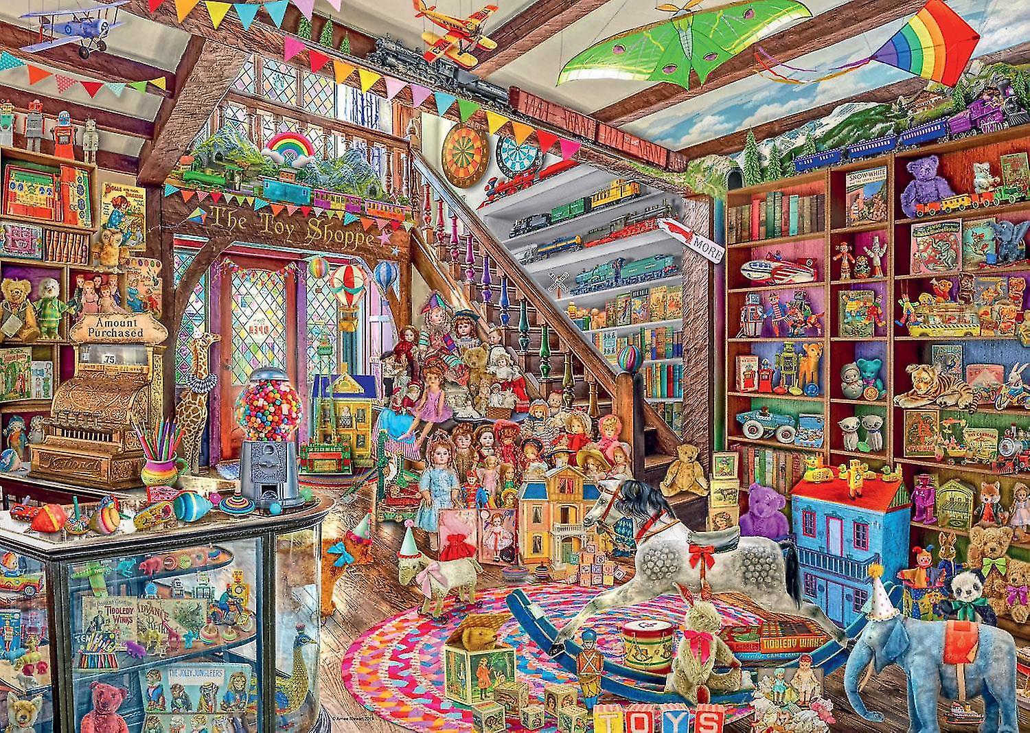 Ravensburger The Fantasy Toy Shop Jigsaw Puzzle (1000 Pieces)